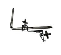 Cowbell Abrazadera plateada para tambor de capó, soporte de montaje para capó, pinzas de expansión, juego de percusión ajustable, pinza Cowbell, abrazadera de tambor plateada, cowling