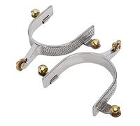 Cowboy Boot Spurs with Western Spur Straps Men Youth Size Spur Straps Croc Spurs Frenos para Caballos Western Horse Breast Collar Equestrian Riding Gear