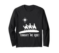 Cowboy Christmas Tonight Montamos a Jesús por el Nacimiento de los Tres Reyes Magos Manga Larga