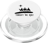 Cowboy Christmas Tonight Montamos a Jesús por el Nacimiento de los Tres Reyes Magos PopSockets PopGrip para MagSafe