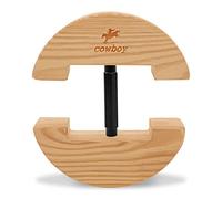 Cowboy - Colorida horma de sombrero ajustable y resistente. Pequeño tamaño 16,5 cm a 24,1 cm - Gran tamaño 19 cm a 26,9 cm, negro