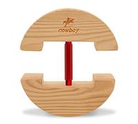 Cowboy - Colorida horma de sombrero ajustable y resistente. Pequeño tamaño 16,5 cm a 24,1 cm - Gran tamaño 19 cm a 26,9 cm, rojo