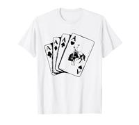 Cowboy Four Ases Western Poker Camiseta