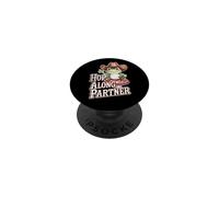 Cowboy Frog On A Mushroom Lindo Cottagecore Hop Along Partner PopSockets PopGrip Adhesivo