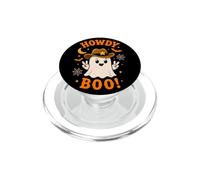 Cowboy Ghost Howdy Boo Halloween Western Hombres Mujeres PopSockets PopGrip para MagSafe