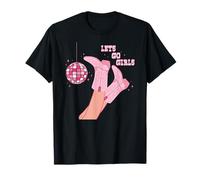 Cowboy Hat Boots Let's Go Girls Western Rodeo Cowgirls Camiseta