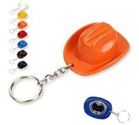 Cowboy Hat Bottle Opener & Keychain, Western Parties, Portable Keychain Opener Made Opening Bottles and as Unique Decor, for Everyday Carry, Parties and Themed Events (Orange)