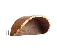 Cowboy Hat Rack, Western Cap Organizer, 5.43x2.76x3.15 inches Wooden Wall Hanger, Rustic Design, Space Saving Mounting Solution, Perfect for Home Entryway, Mudroom Storage, Ranch House Decoration