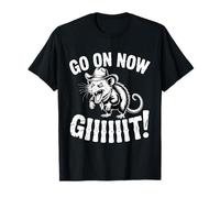 Cowboy Opossum Western Country Possum Go On Now Git Camiseta