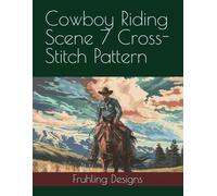 Cowboy Riding Scene 7 Cross-Stitch Pattern