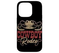 Cowboy Rodeo Wild West Rodeo Hola, Western Southern Country Carcasa para iPhone 14 Pro