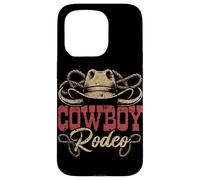 Cowboy Rodeo Wild West Rodeo Hola, Western Southern Country Carcasa para iPhone 15 Pro