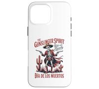 Cowboy Skeleton Día de los Muertos - American Gunslinger Carcasa para iPhone 16 Pro MAX