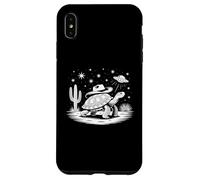 Cowboy Tortoise Desert OVNI Noche Obra De Arte Carcasa para iPhone XS MAX