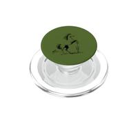 Cowboy Way Cría Caballo y Cactus - Verde PopSockets PopGrip para MagSafe