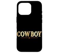 Cowboy Western Southern Country Wild West Rodeo Caballo Carcasa para iPhone 16 Pro