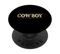 Cowboy Western Southern Country Wild West Rodeo Caballo PopSockets PopGrip Adhesivo