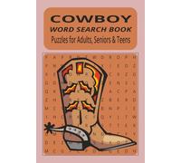 COWBOY WORD SEARCH BOOK: Saddle Up & Search Cowboy Word Puzzle