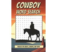 Cowboy Word Search: Word Searches with Easy to Read Print about Western Life, Wild West and more| 6x9 inches, 110 pages| Gift for Vacations, Holidays, Camping, and Free Time
