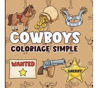Cowboys: Coloriage simple