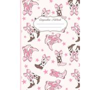 Cowgirl Composition Notebook: Cute Pink Country Girl Aesthetic Journal with Cowgirl Hat, Boots, and Disco Ball | Fun School Supplies for Teen Girls