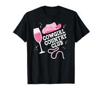 Cowgirl Country Club Pink Cowboy Bride Bachelorette Party Camiseta