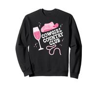 Cowgirl Country Club Pink Cowboy Bride Bachelorette Party Sudadera
