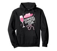Cowgirl Country Club Pink Cowboy Bride Bachelorette Party Sudadera con Capucha