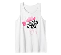 Cowgirl Country Club Pink Cowboy Outfits Bachelorette Party Camiseta sin Mangas