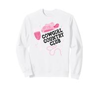 Cowgirl Country Club Pink Cowboy Outfits Bachelorette Party Sudadera