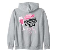 Cowgirl Country Club Pink Cowboy Outfits Bachelorette Party Sudadera con Capucha