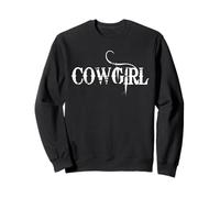 Cowgirl Disfraz de Vaquera Mujeres Caballos Niñas Western Sudadera
