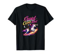 Cowgirl Kick Up The Cosmic Dust Unicorn Wrangler Camiseta