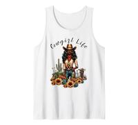 Cowgirl Life African American Melanin Cowgirl Swag Camiseta sin Mangas