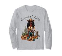 Cowgirl Life African American Melanin Cowgirl Swag Manga Larga