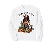 Cowgirl Life African American Melanin Cowgirl Swag Sudadera