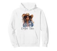 Cowgirl Vibes Melanin Cowgirls African American Sudadera con Capucha