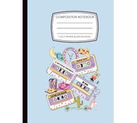 Cowgirl Western Cassette Tape Composition Notebook | Wide Ruled | 120 Pages: For Women, Girls, Teens, Country Music Lovers, School Notes, Journaling, and Everyday Writing.
