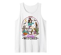 Cowgirl Witch Howdy Witches Western Halloween Camiseta sin Mangas