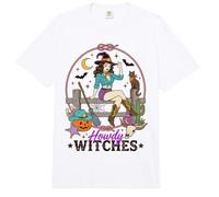 Cowgirl Witch Howdy Witches Western Halloween Comfort Colors Adult Heavyweight T-Shirt