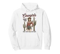 Cowgirls Don't Cry Hold On Tight Rodeo Western Sudadera con Capucha