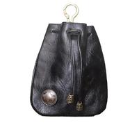 Cowhide Purse Small - Vintage Change Bag, Drawstring Storage Pouch | Leather Car Key Bag, Handmade Cowhide Vintage Storage Bag, Small Coin Purse Pouch, Multifunctional Small Pouch for Men and Women