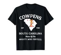 Cowpens SC Est 1781. Carolina del Sur. Festival Mighty Moo Camiseta