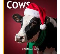 Cows Christmas 2026 Calendar: Festive Farm Animal Photography Monthly Planner with 12 Holiday-Inspired Images