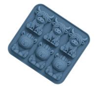 Cows Cow Molds Silicone | 3D 6 Cavity Realistic Reusable Food-Grade Silicon