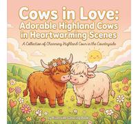 Cows in Love Coloring Book: Enchanting Highland Cows in Heartwarming Scenes: Relax and Unwind with Adorable Animal Illustrations for Kids and Adults (Adorable and Cute Coloring Books for Kids)
