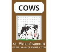 Cows Word Search Puzzle Book: Word Searches with Easy-to-Read Print Featuring Breeds, Barns, Mooing, and More | 6x9 Inches, 110 Pages | 65+ Puzzles - A Fun Gift for Vacations, Holidays, and Free Time