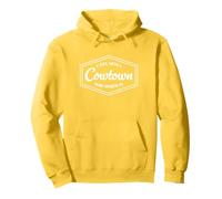 COWTOWN Fort Worth TX Emblema Design Est. Establecido en 1874 Sudadera con Capucha