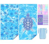 COYBTO Toalla Playa Grande Microfibra, 180 x 90 cm Toalla Piscina de Doble Cara, Impermeable Toalla Playa, Manta Playa Antiarena, Secado Rápido Toallas Microfibra Playa para Piscina, Camping, Viaje