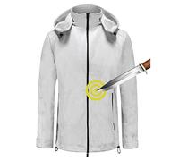 COYEUX Capa Protectora sigilosa, Ropa a Prueba de puñaladas, Fuerte Resistencia al desgarro, Chaqueta Suave y Flexible a Prueba de puñaladas Resistente al Desgaste